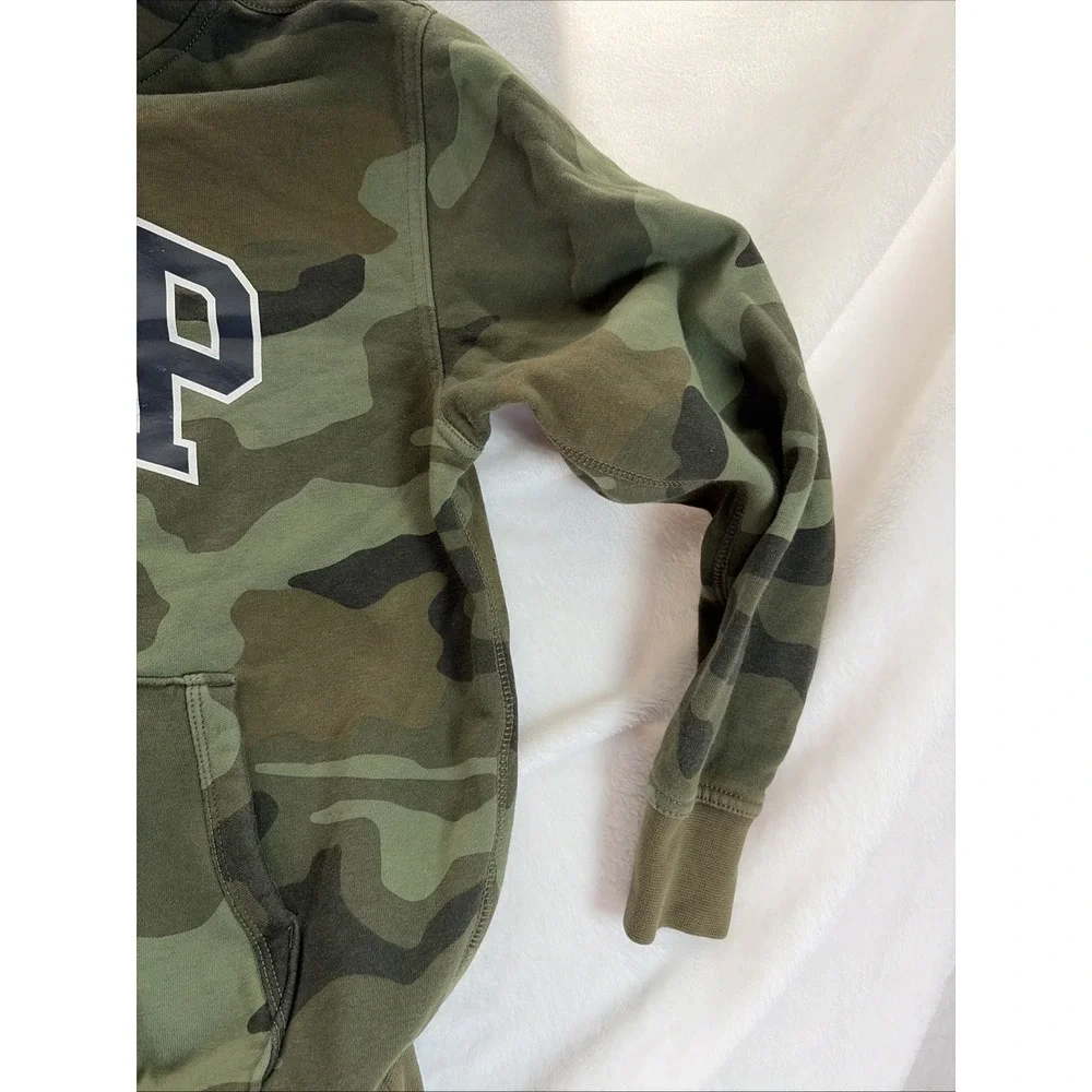 Gap Hoodie Kids XL (12-13)  Camouflage Cotton Graphic Print  Retro Grunge 90s‎